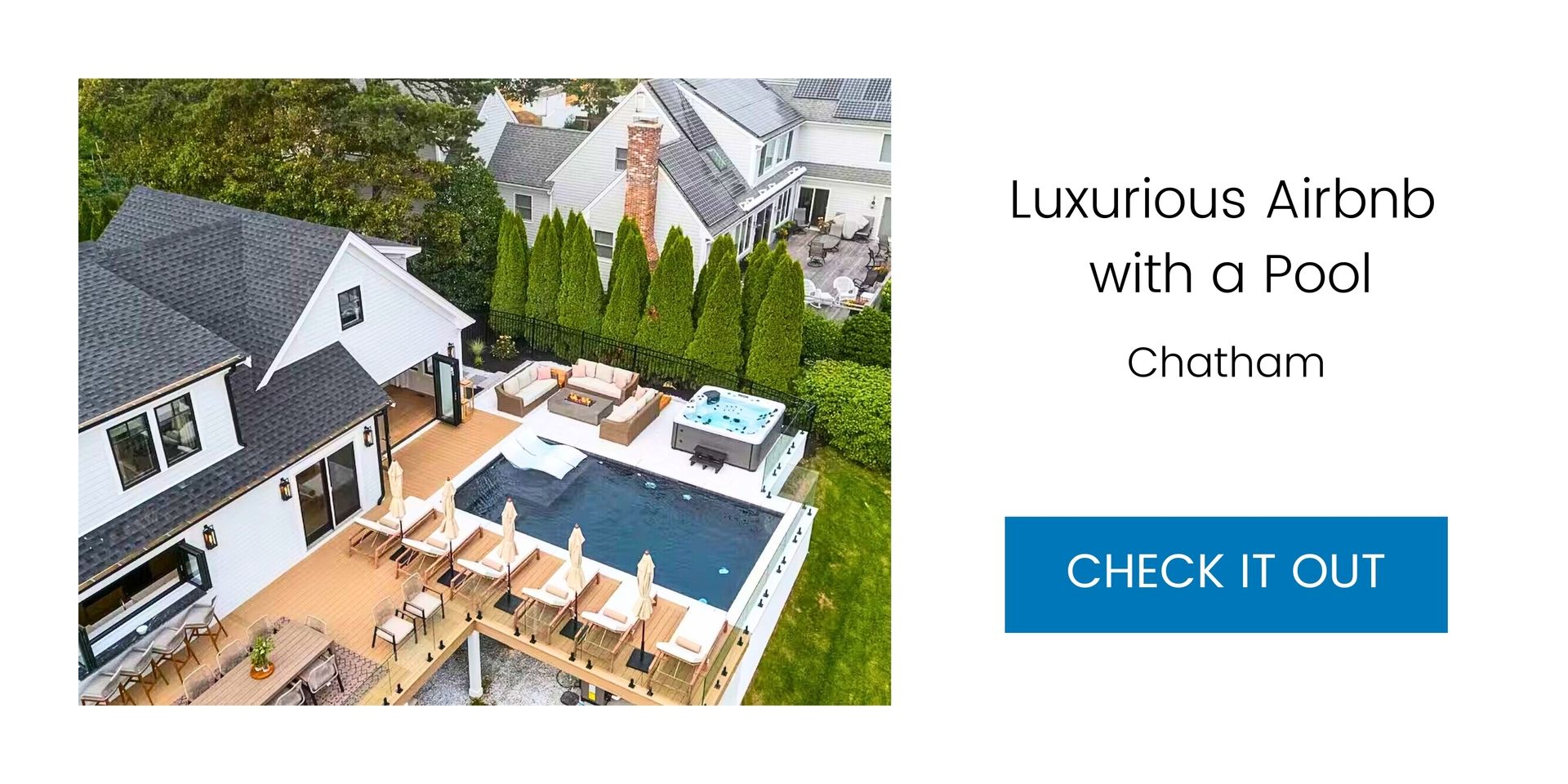 Luxurious Cape Cod Airbnb with a pool