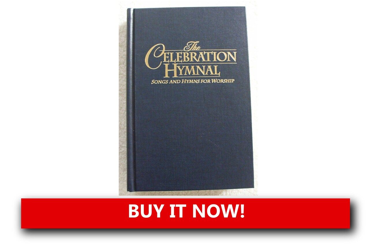 The Celebration Hymnal by Word Music: Cover of "The Celebration Hymnal" by Word Music, featuring a blend of traditional and contemporary hymns and gospel songs.