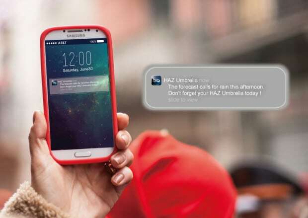 HAZ smart connected automatic umbrella