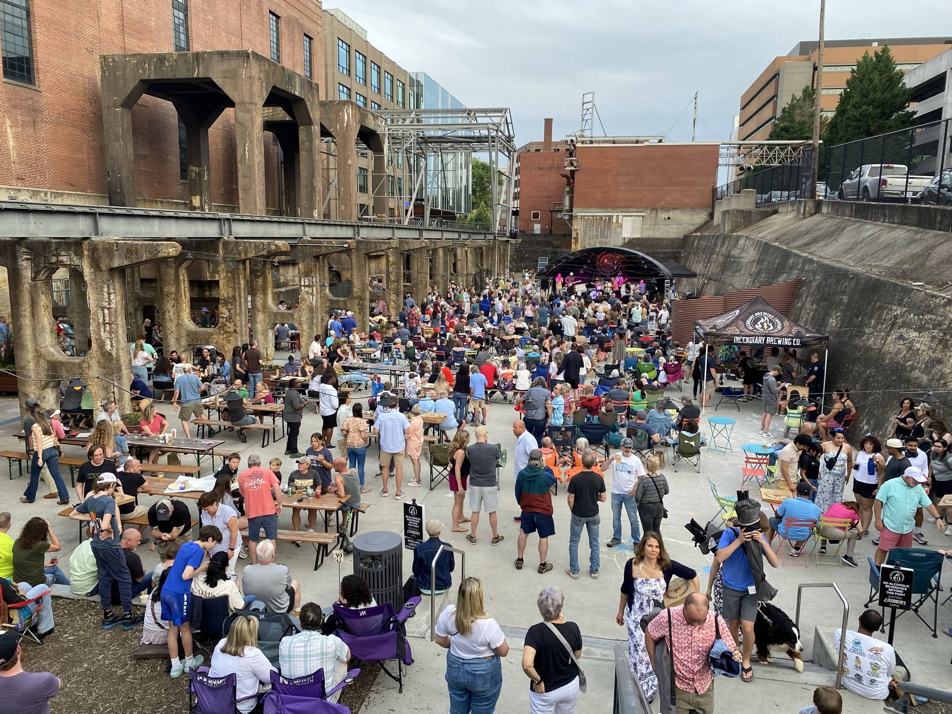 Live performance in the Coal Pit