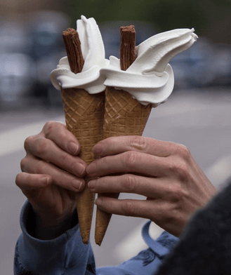 picture of choc 99 ice cream cones