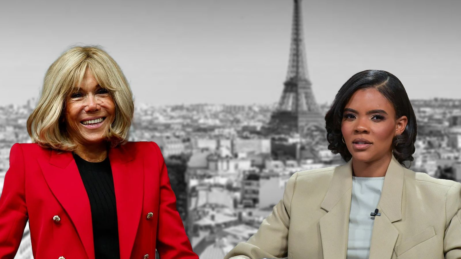 Brigitte Macron and Candace Owens