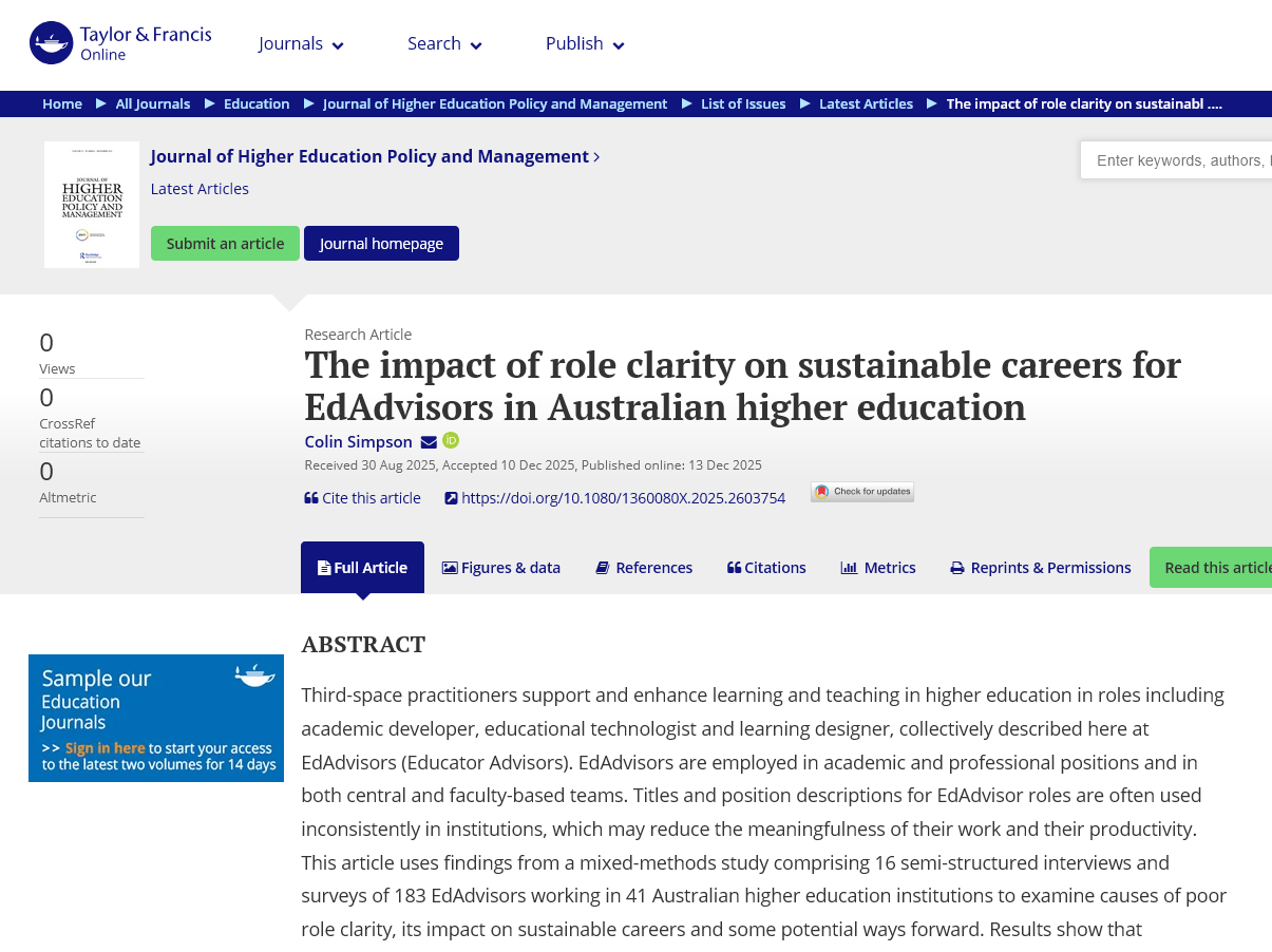 screenshot of a journal article