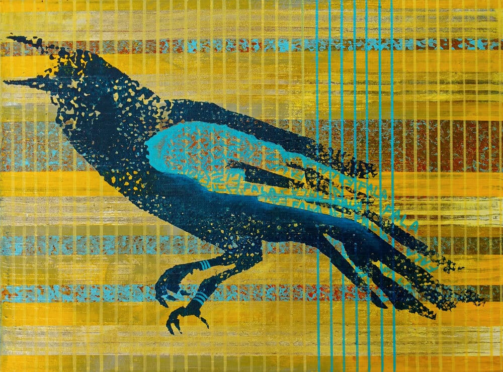 Painting of a Crow by Billy Hensley