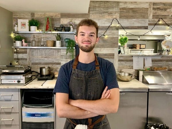 In Haus Cooking sandwich creator Jackson Hall