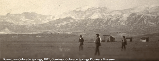 Colorado achieved statehood in 1876 and towns like Colorado Springs began to grow, Thanksgiving