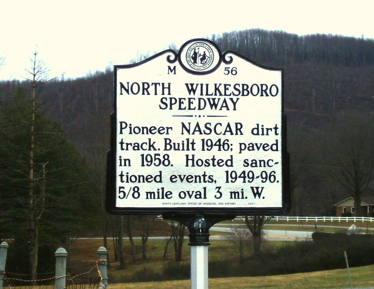 North Wilkesboro Historical marker