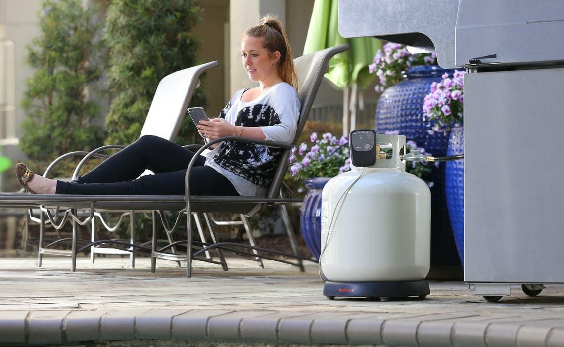 gaswatch connected gas cylinder