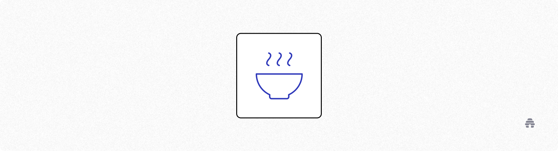 Simple bowl icon with steam rising, representing tips or small one-time payments from supporters. The graphic illustrates casual monetization options often associated with platforms like Ko-fi for creators and newsletter publishers.