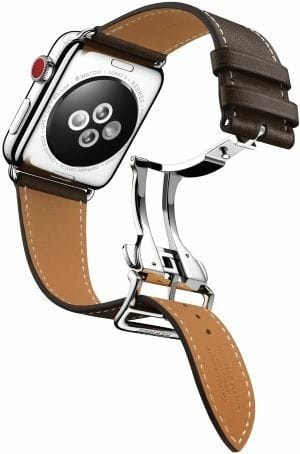 view of the optical sensor on the wrist