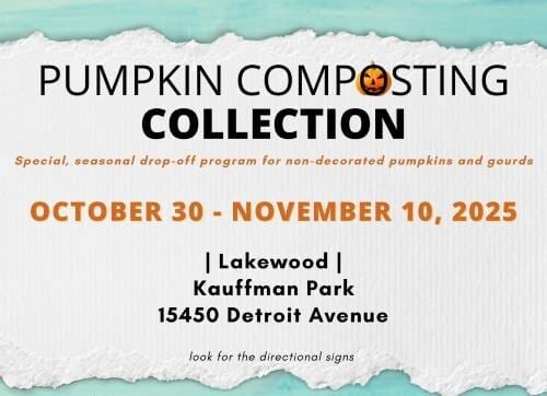 pumpkin composting announcement