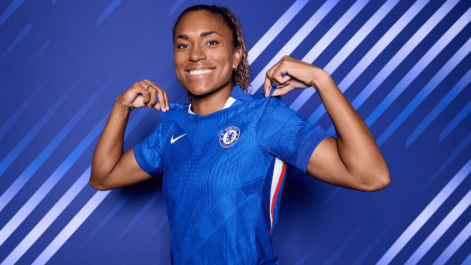 Catarina Macario at Chelsea Training Ground on September 24, 2025 in Cobham, England