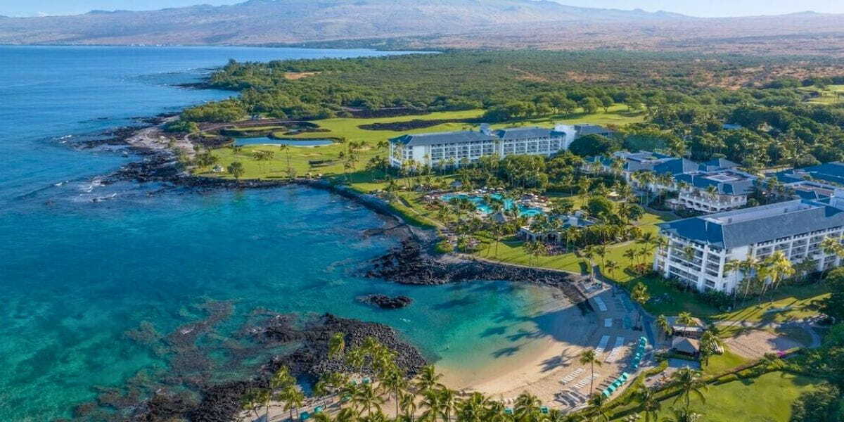 Aerial view of The Fairmont Orchid