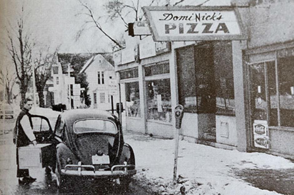 Where it all started: DomiNick’s pizzeria, 1960