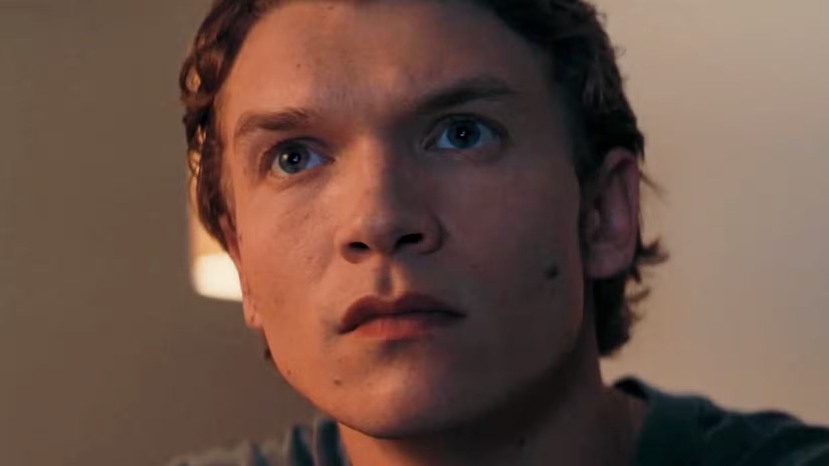 Close-up of Ilya’s face in Heated Rivalry Episode 5.