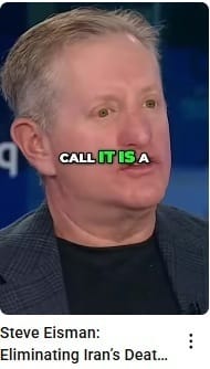 Steve Eisman: Eliminating Iran’s Death Cult Is a Market Positive