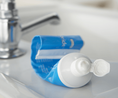 Squeeze toothpaste