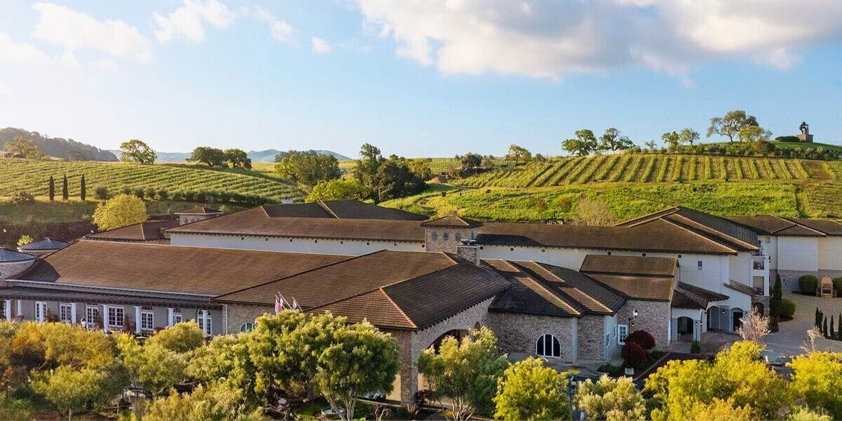 The Meritage Resort and Spa with vineyards