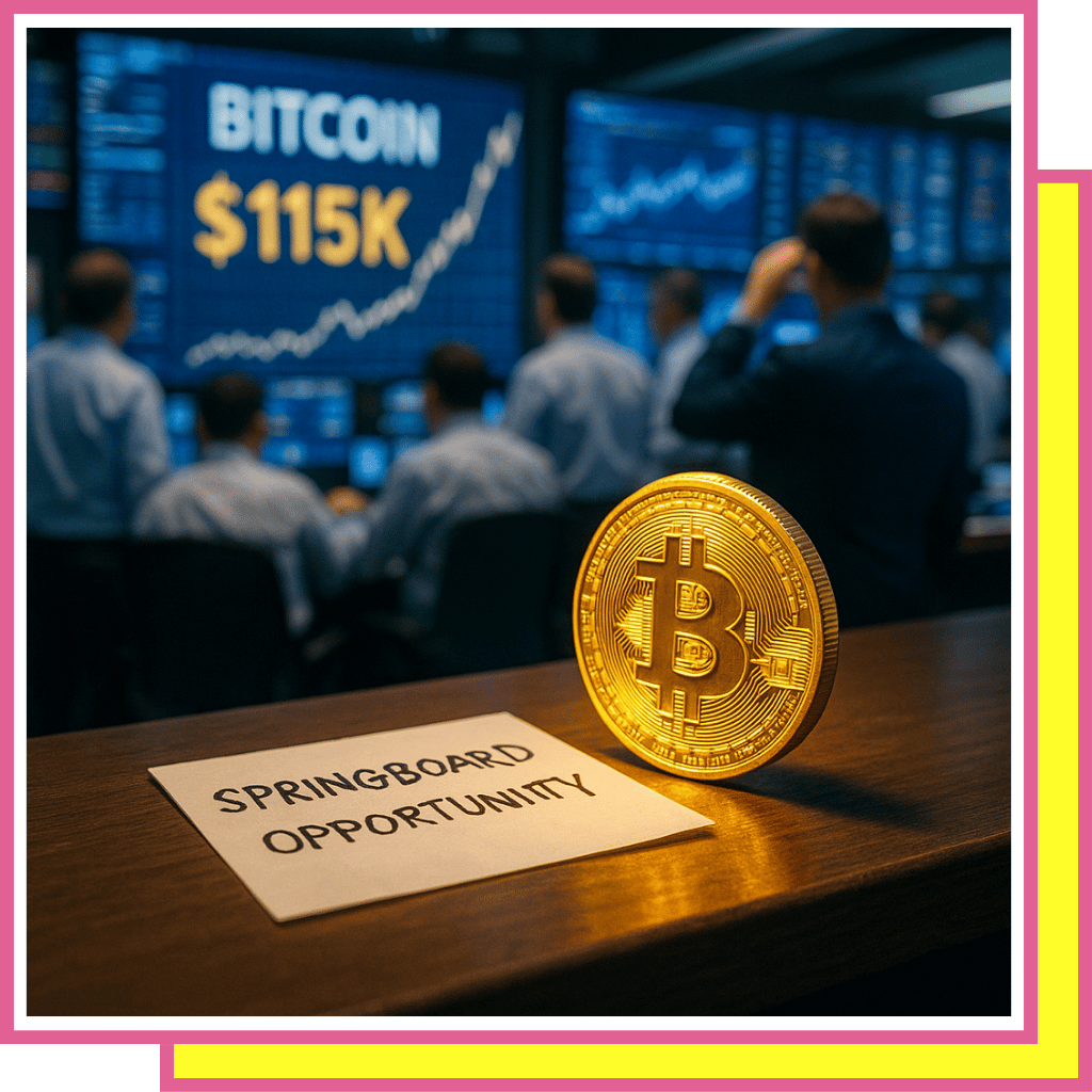 ⚡Bitcoin Rebounds to $115 K🪃