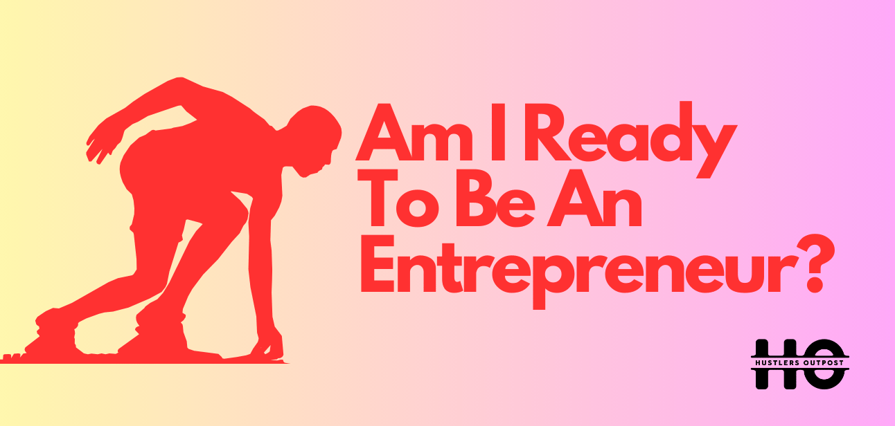 An entrepreneur on the start line of their journey