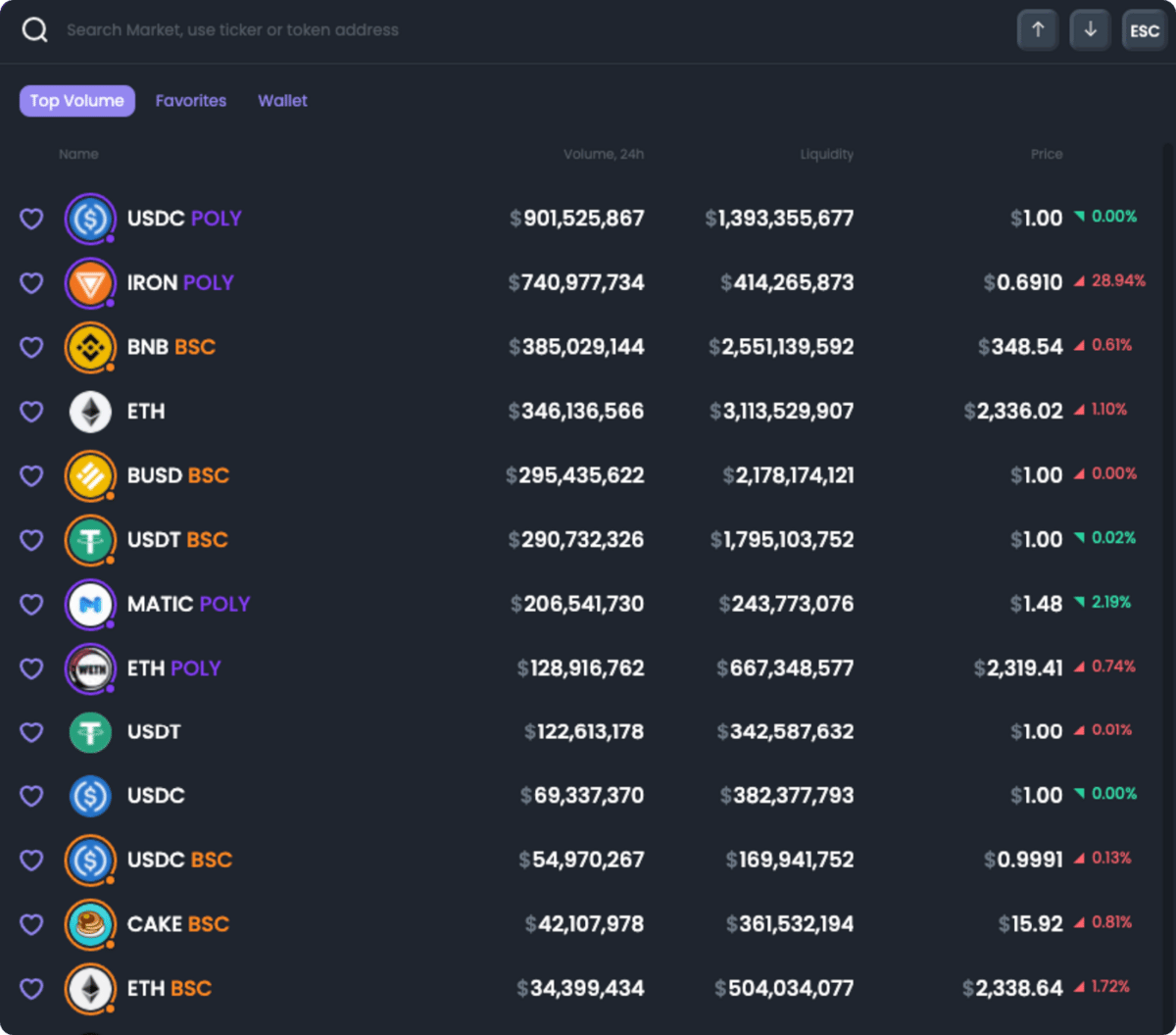 0x crypto UI