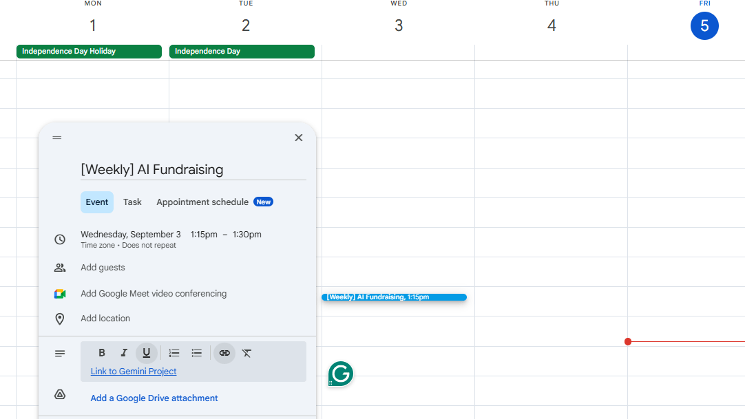 calendar