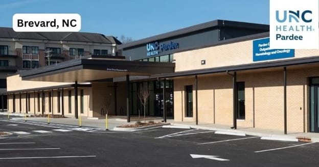 UNC Health Pardee celebrates the ribbon cutting of its new MOB at 277 N. Broad St. on the Brevard Campus.