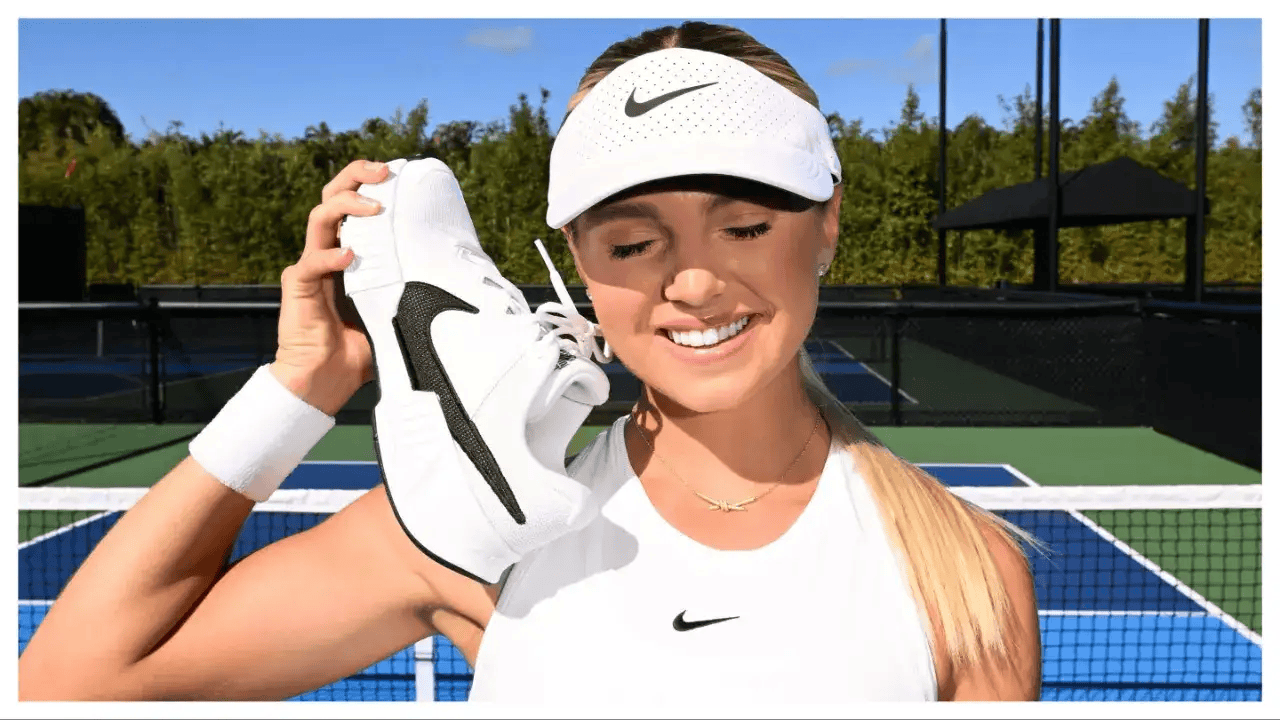 Anna Leigh Waters dressed in Nike
