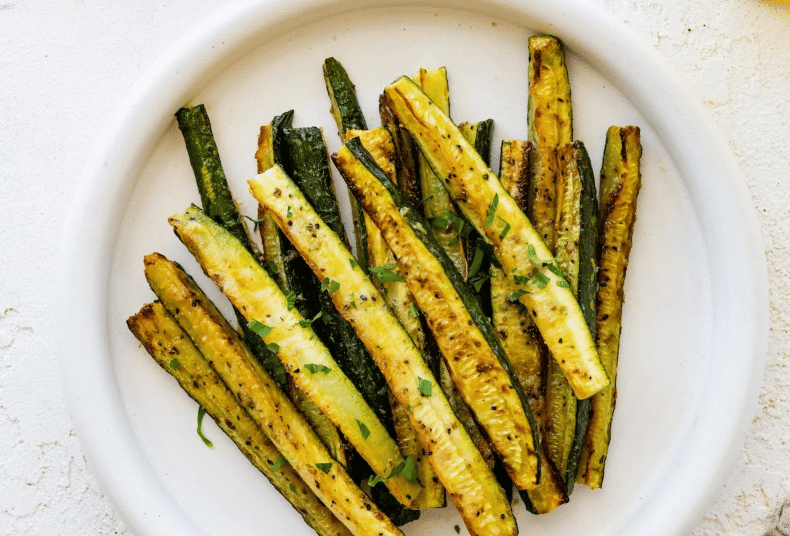 Easy Oven Roasted Zucchini