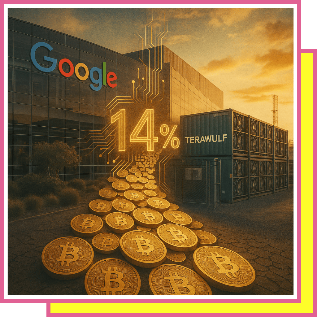 ⚡Google Claims 14% of TeraWulf🐺