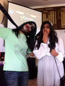 shekha as the joker and yours truly as the damsel in distress
