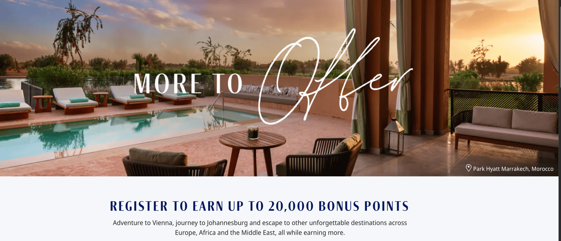 Hyatt's new 2x points promotion