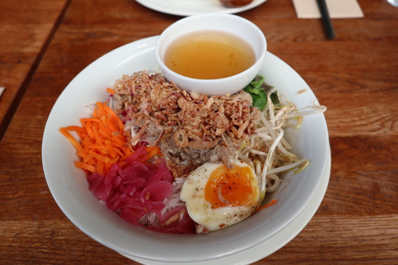 Noodle Salad with Roast Pork Shoulder