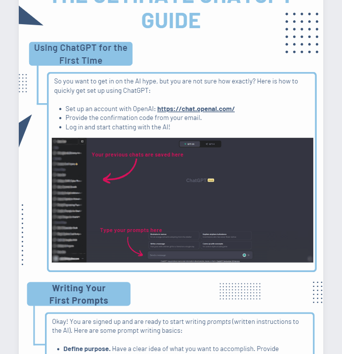 A glimpse of the guide's introduction