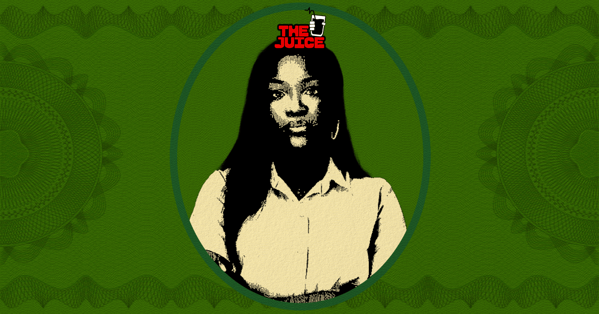 Oluchuwu Chiadika in The Juice brand design image