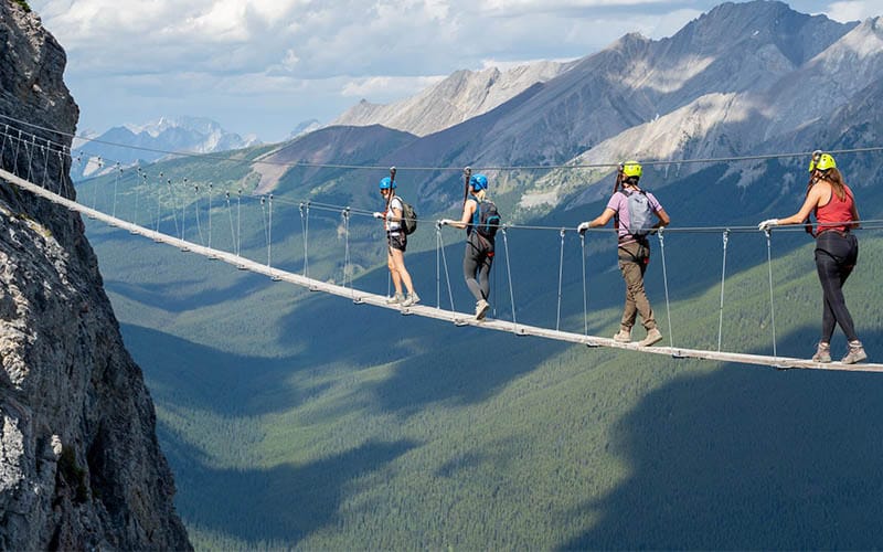 Via Ferrata at Mount Norquay