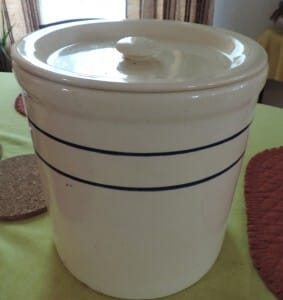 fermenting crock