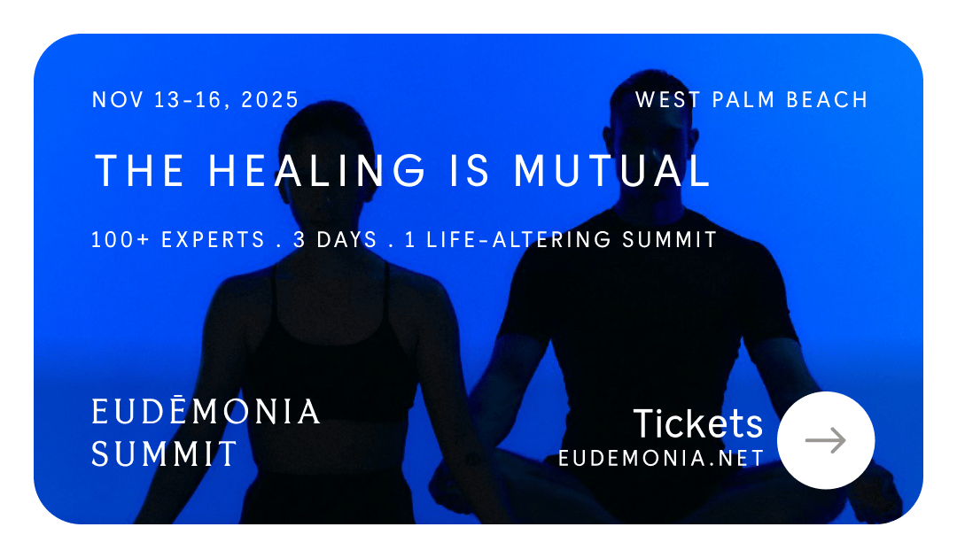 Promo banner for the Eudemonia Summit