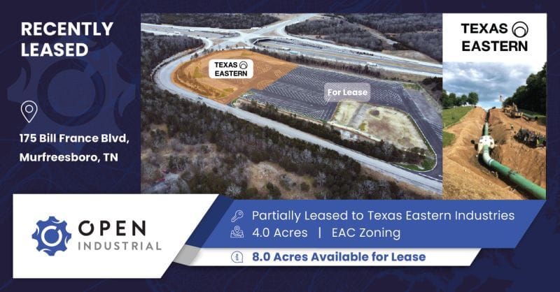 Open Industrial leases TN IOS