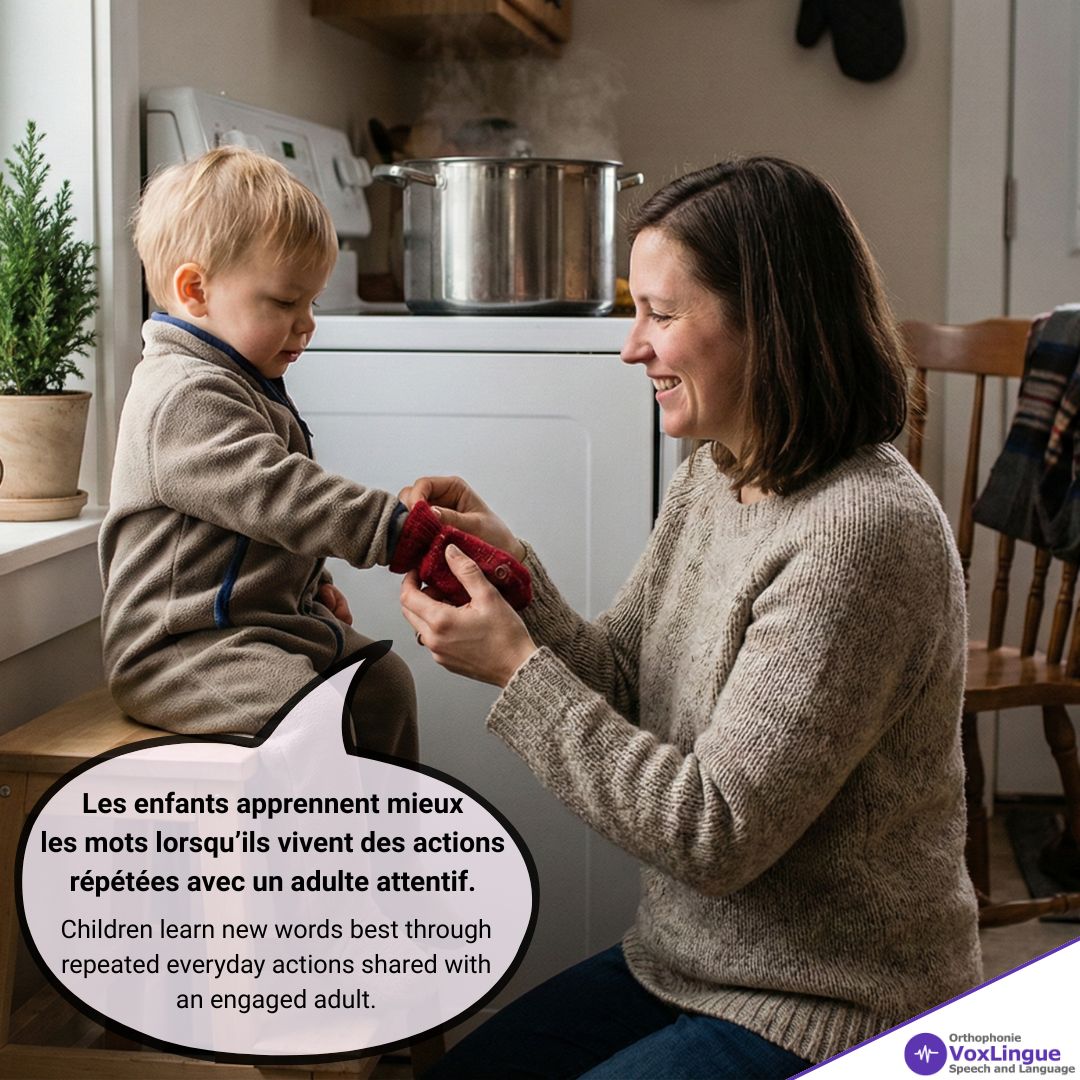 Winter routines that build vocabulary / Les routines d’hiver qui enrichissent le vocabulaire