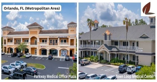 Woodside Health acquires two MOBs in the Orlando, Florida metropolitan area.