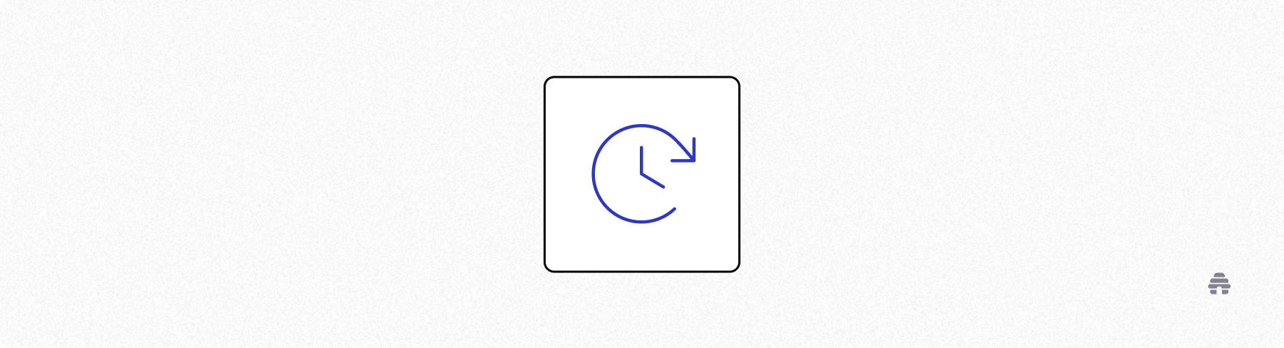 Clock icon with a downward arrow, representing long-term growth and recurring revenue over time. The graphic illustrates how newsletter platforms like beehiiv help creators build sustainable income through subscriptions.