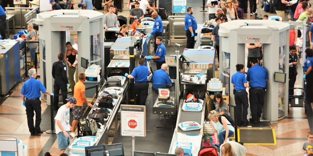 TSA Security lines