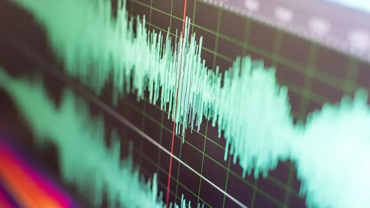 Sound waves representing audio recordings are shown.