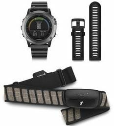 watch, cardio belt and bracelet