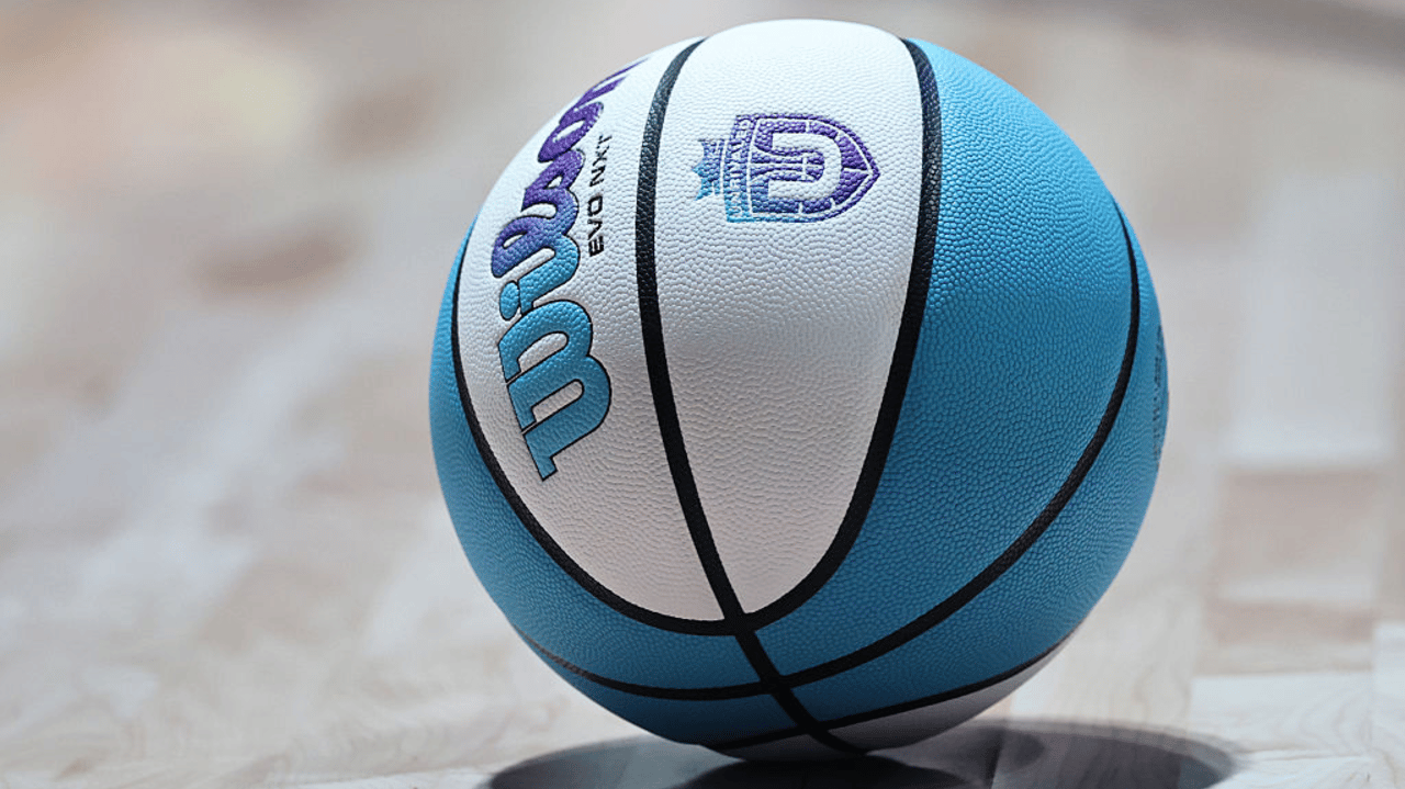 A ball is seen during a game between the Mist and Hive at Sephora Arena on January 05, 2026 in Medley, Florida.