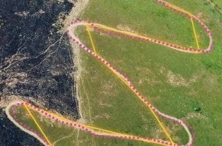 GPS track versus real track