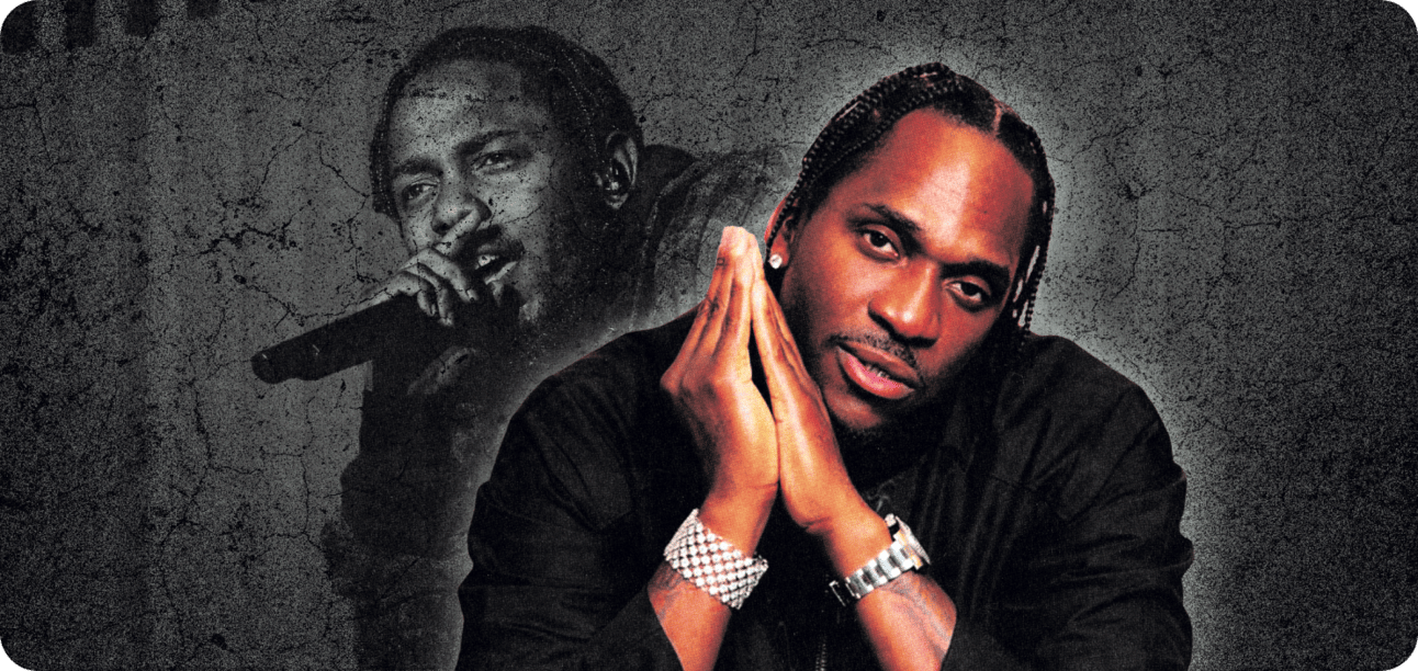 Pusha T and Kendrick Lamar