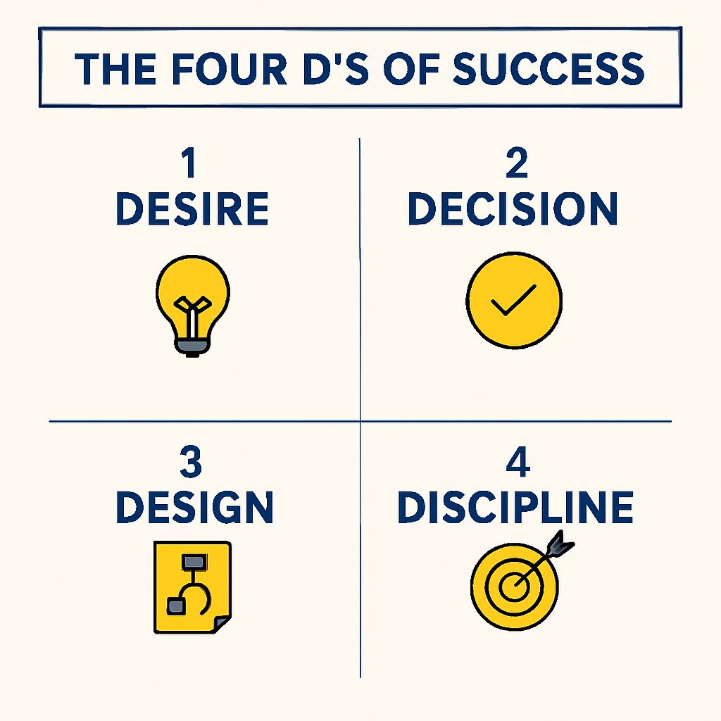 The Four D's of Success