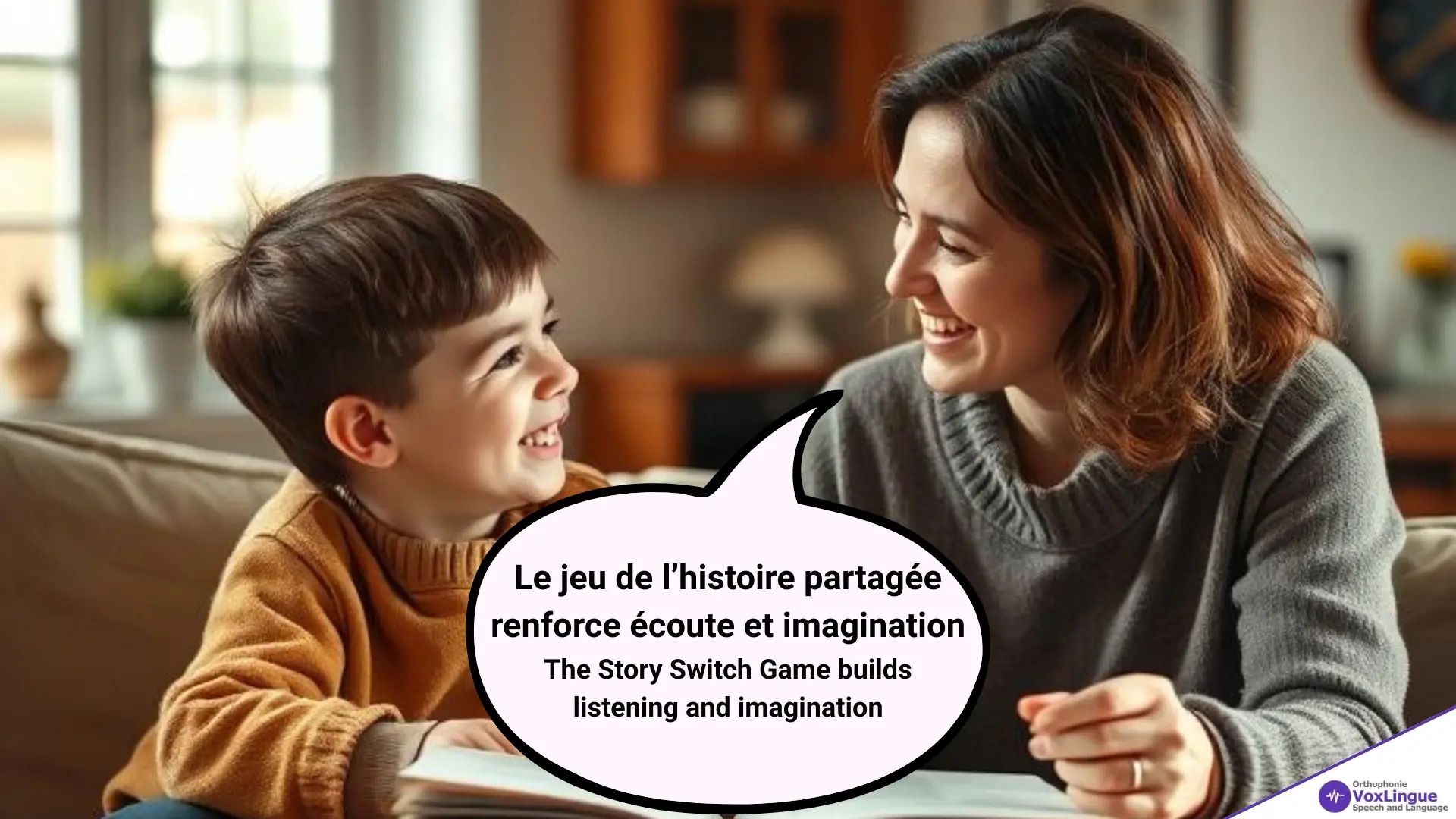 Le jeu de l’histoire partagée renforce écoute et imagination | The Story Switch Game builds listening and imagination